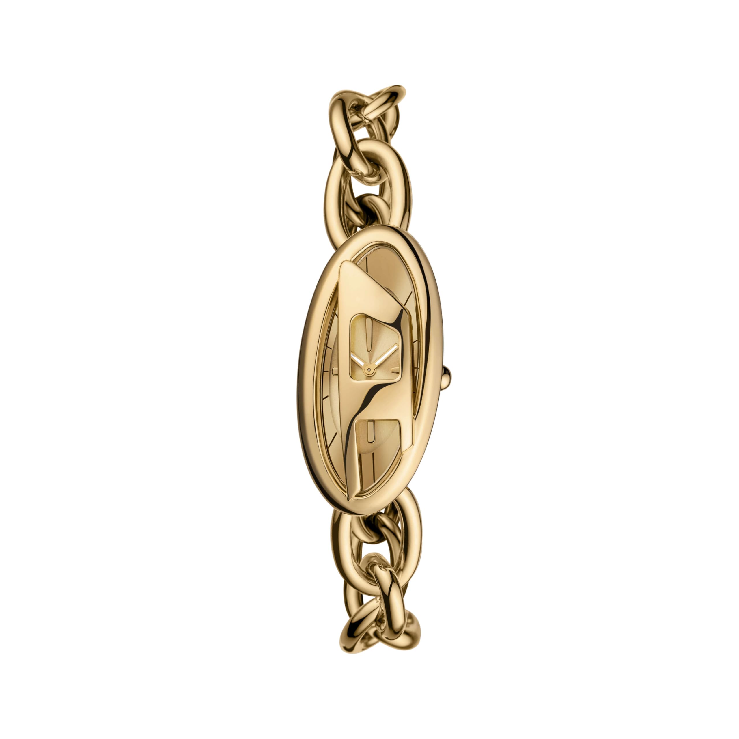 Diesel D-Era Gold Quartz Stainless Steel Watch DZ5611 : Amazon.in